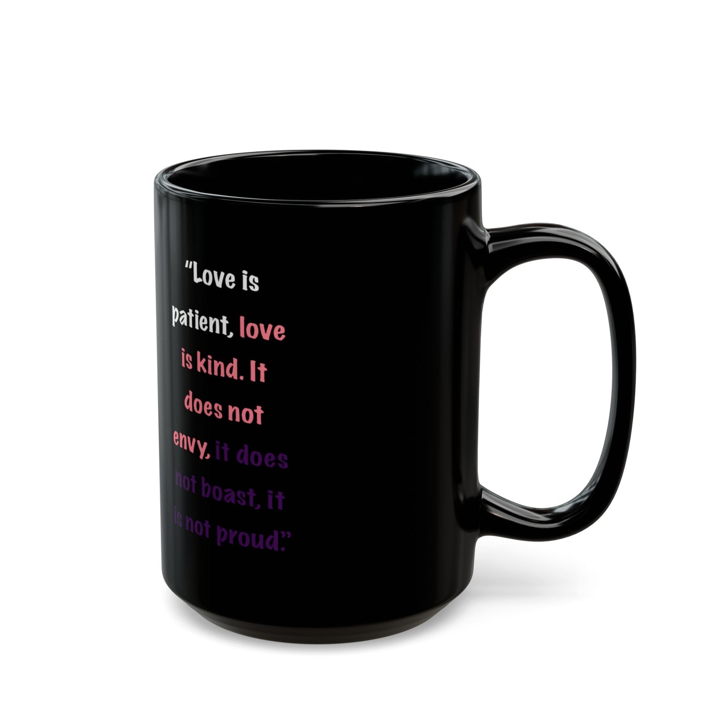 God is Love Black Mug (11oz, 15oz)