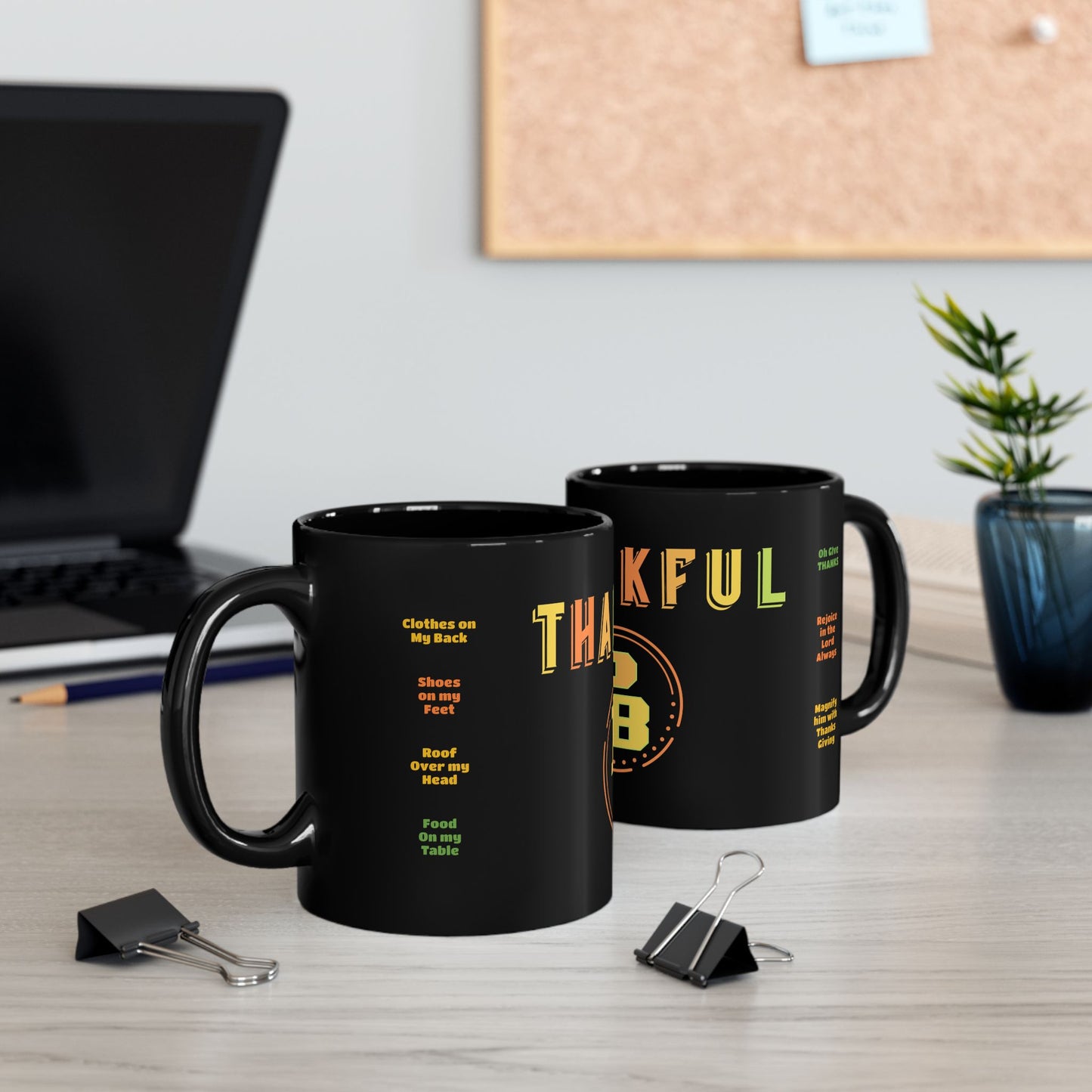 FESTIVE THANKFUL Mug  (11oz, 15oz)