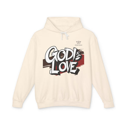 GOD iS LOVE Unisex Lightweight Hoodie Sweatshirt