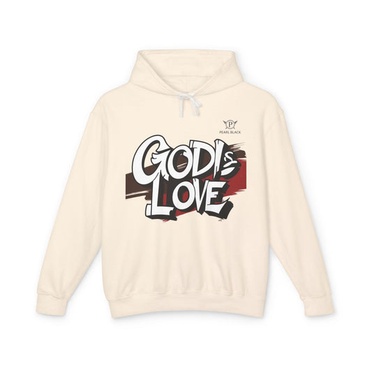 GOD iS LOVE Unisex Lightweight Hoodie Sweatshirt