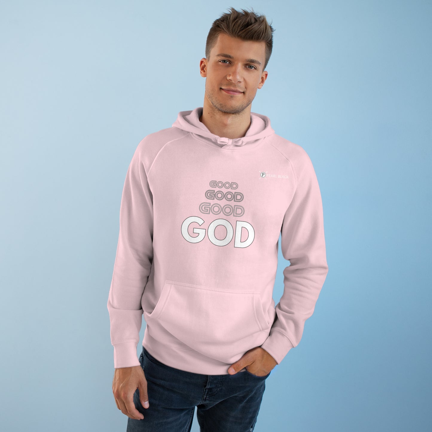 ***PEARL BLACK BY NGP GOOD GOD HOODIE