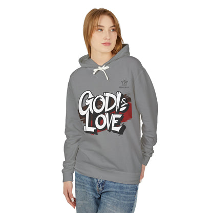 GOD iS LOVE Unisex Lightweight Hoodie Sweatshirt