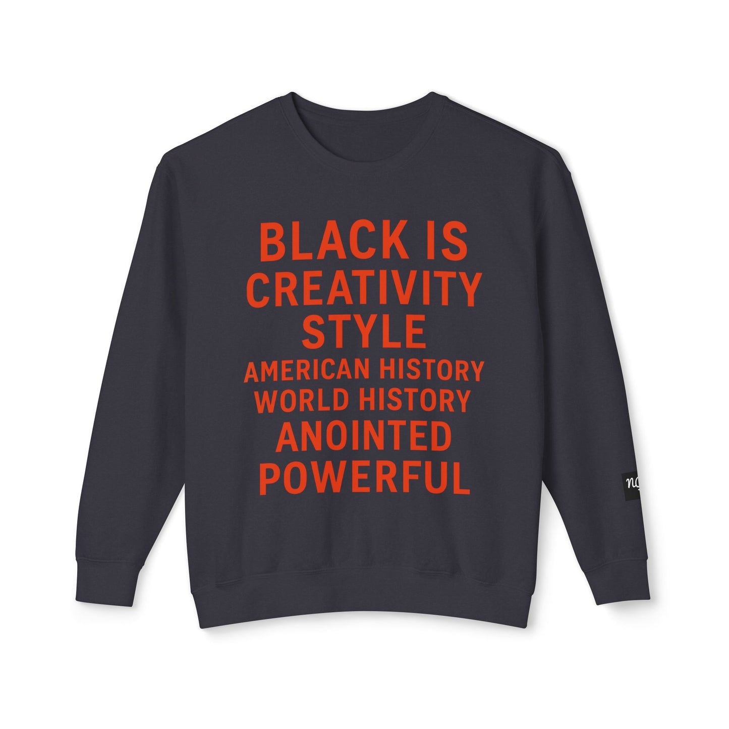 BLACK IS BOLD Crewneck Sweatshirt -