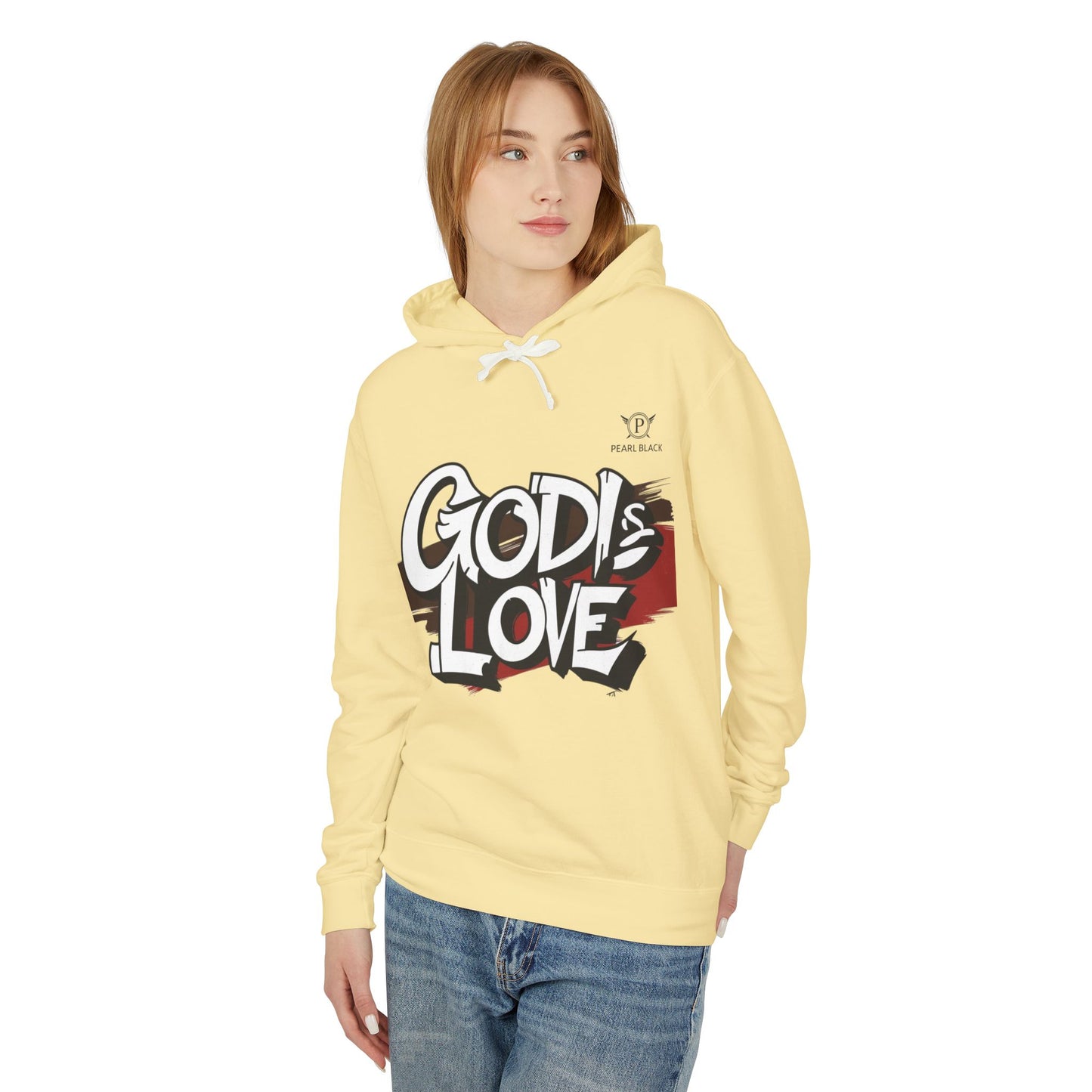 GOD iS LOVE Unisex Lightweight Hoodie Sweatshirt
