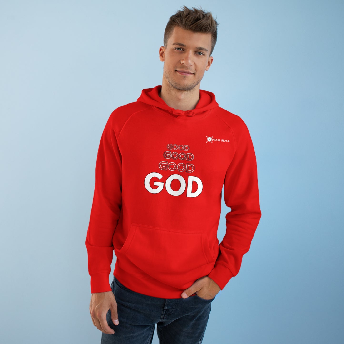 ***PEARL BLACK BY NGP GOOD GOD HOODIE