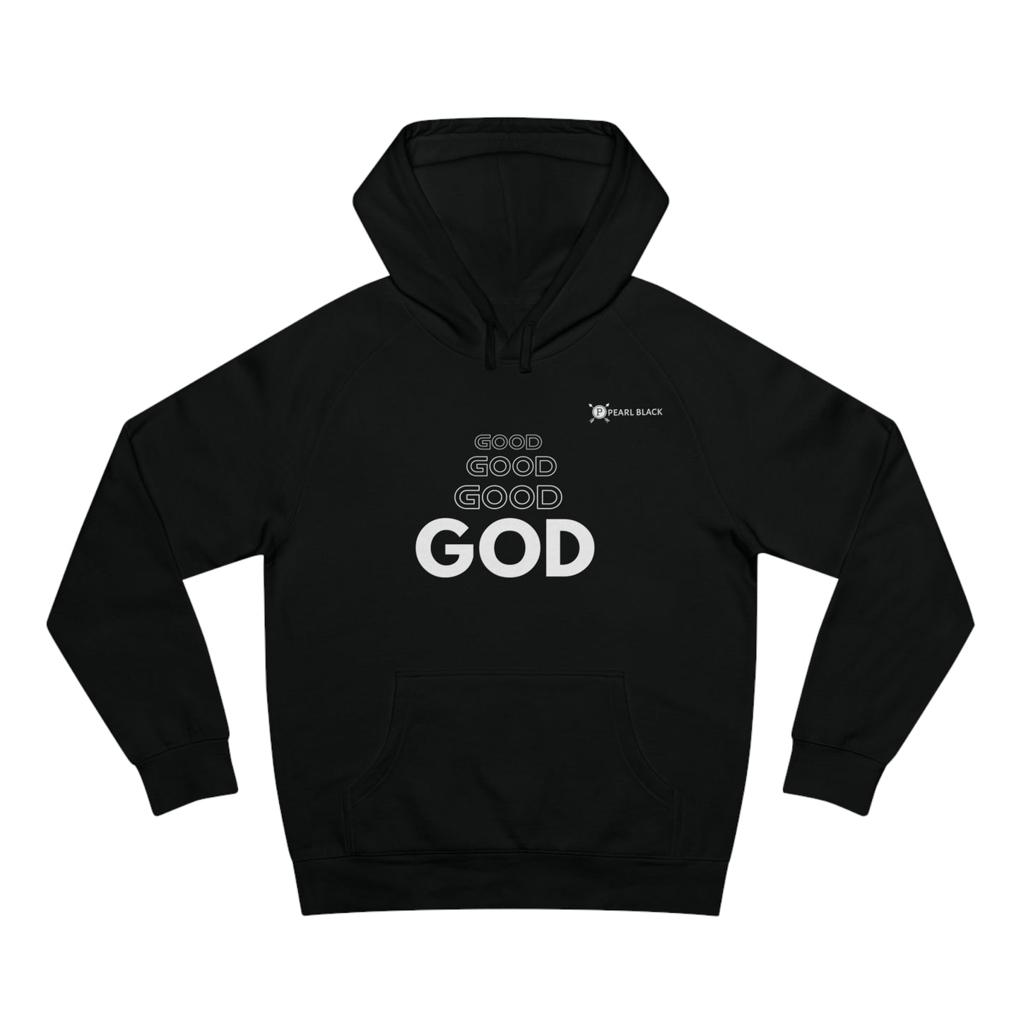 ***PEARL BLACK BY NGP GOOD GOD HOODIE